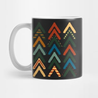 Abstract Shapes Triangle Aesthetic Painting Mug